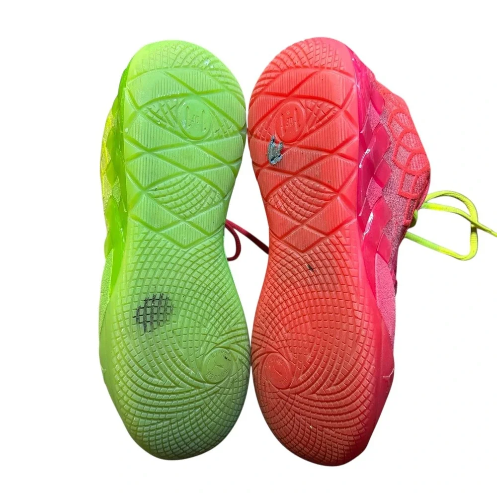 PUMA MB.01‎ Rick and Morty Shoes Mens Size 9 LaMelo Basketball Neon 376682-01